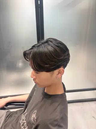 メンズ 曲がる縮毛矯正/ メンズパーマ森隆之介のヘアスタイル