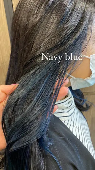 ロング カラー デザインカラー モデル募集🌈のヘアスタイル