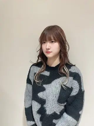 セミロング ヘアアレンジ 🧬艶髪向井 琉矢🧬のヘアスタイル