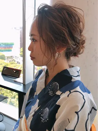 ヘアアレンジ 小田 莉加子のヘアスタイル