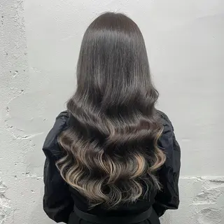 ロング カラー キッズ 🧡艶髪ちゅるん髪 🫧🧡YUKI❄️のヘアスタイル