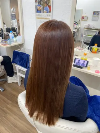 ロング GLOSS 心斎橋 山上のヘアスタイル
