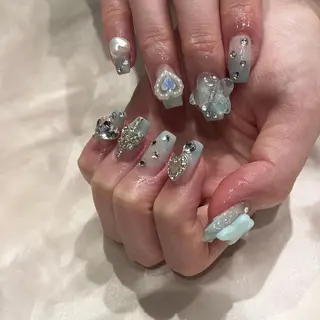ネイル パラあり！フィルイン 美フォルムのネイルデザイン