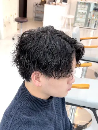 ショート パーマ ヘアアレンジ メンズ フウト/メンズカット /メンズパーマのヘアスタイル