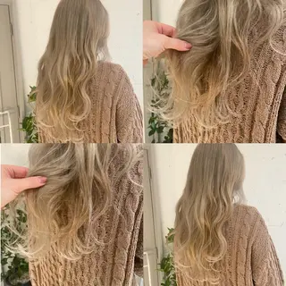 ロング カラー カジュアルを女っぽく 𝗮𝘆𝗮𝗰𝗼のヘアスタイル