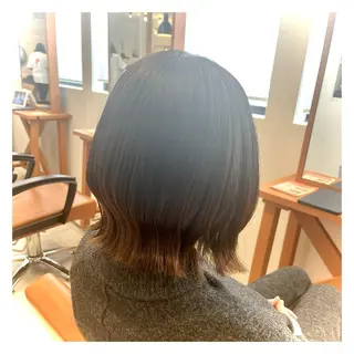 ミディアム カラー 北上 春華のヘアスタイル