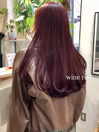 ロング カラー カノン/透明感カラー /酸性ストレートのヘアスタイル