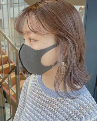 ミディアム カラー 🪞透け感&韓国ヘア 🪞honokaのヘアスタイル