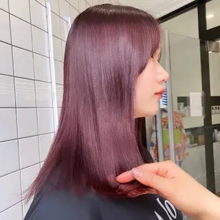 ミディアム カラー けいこ🍊ニュアンス ネイル/個性派ネイルのネイルデザイン