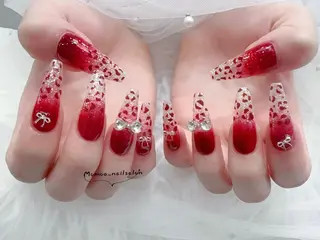 ネイル MoMoA Nail ネイル長さ出し専門店のネイルデザイン