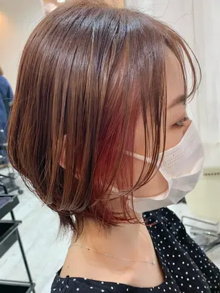 ショート カラー brace立花 ✂︎ 吉田 茉由のヘアスタイル