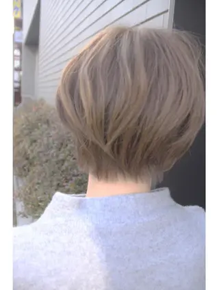 ショート カラー ママ美容師 *ヒマワリのヘアスタイル