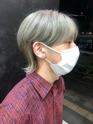 ショート パーマ メンズ チャンモリパーマ/韓 国/Minami🦋のヘアスタイル