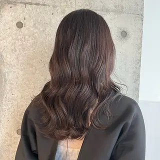 セミロング カラー Miyu🎀レイヤー ／透明感カラー🪽のヘアスタイル