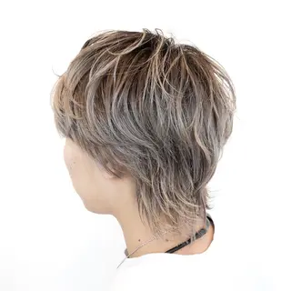 ショート カラー パーマ ヘアアレンジ メンズ キッズ stylist 🌸 kana.のヘアスタイル