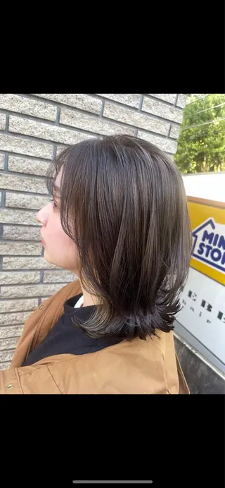 ミディアム カラー ご新規様限定 透明感カラーKANAのヘアスタイル