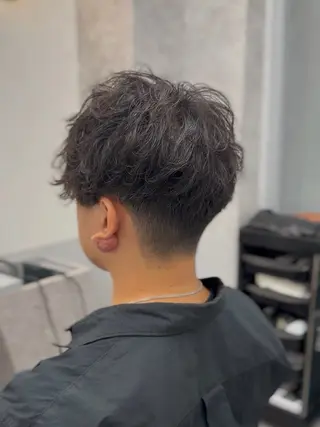 ショート パーマ メンズ 【tocca茨木】 MOMOKAのヘアスタイル