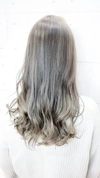 ロング カラー 小島 脩のヘアスタイル