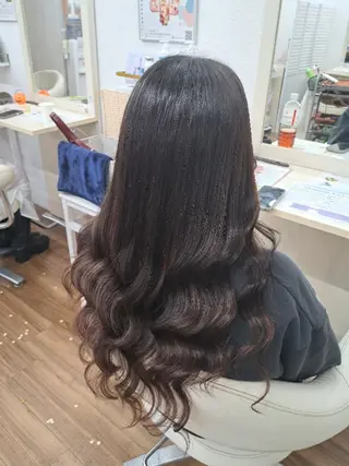 カラー ロング カワイイの研究家💄 GLOSS/はるなのヘアスタイル