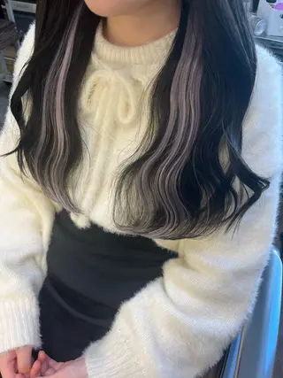 カラー エクステ🎀 暖色カラー🎀amiのヘアスタイル