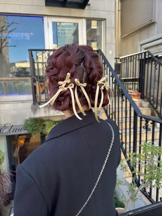 ヘアアレンジ お呼ばれヘア✨️ Akari🧸🤍のヘアスタイル