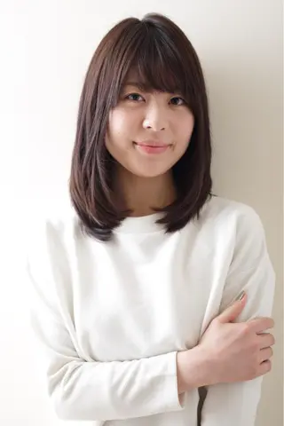 ミディアム セミロング カラー タジマ ヤスヒサのヘアスタイル