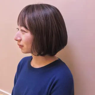 ショート カラー 似合わせカットカラー ♡佐藤捺美のヘアスタイル