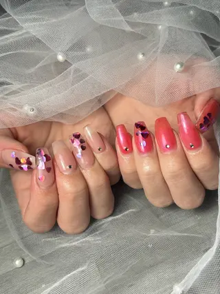 ネイル ハイビスカス ネイルサロンのネイルデザイン