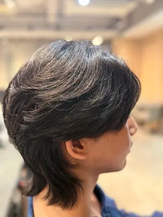 ミディアム メンズ専門🔥高品質 韓国風/愛須🔥のヘアスタイル