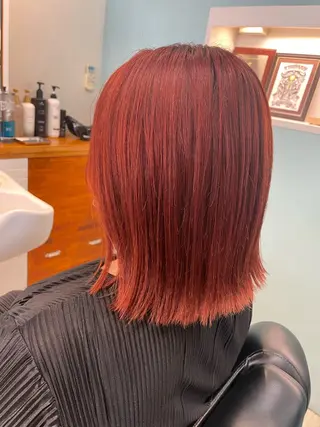 ミディアム カラー 通い続けられるサロン ママ美容師　明日香のヘアスタイル