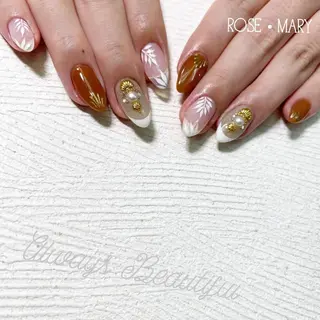 ロング ネイル ROSE・ MARY 鈴木のネイルデザイン