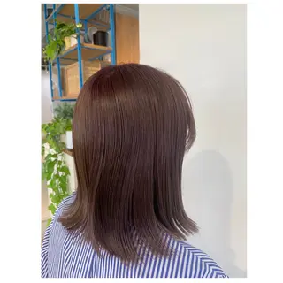 カラー CHIE艶カラー& 癒しヘッドスパ🌿のヘアスタイル