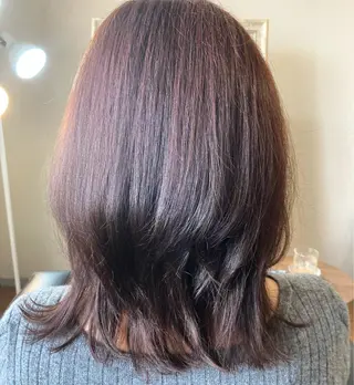 ミディアム カラー hair&eye AMANDAのマツエク・マツパデザイン
