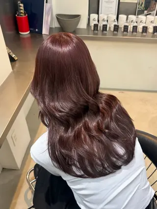 ロング カラー うる艶カラー 🪐💫serenaのヘアスタイル