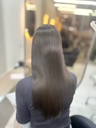 ロング カラー パーマ 広島/美髪矯正/ 髪質改善/tamのヘアスタイル
