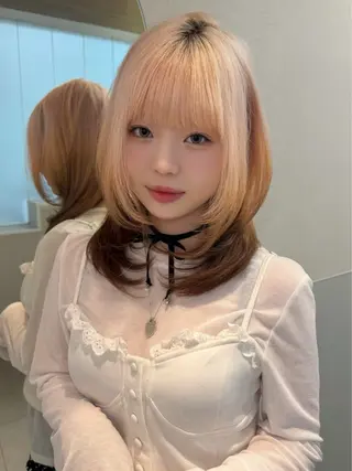 セミロング カラー 🍬カラー特化🍬 Kirari🪄のヘアスタイル