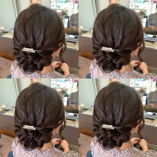 ロング 小澤 志穂のヘアスタイル