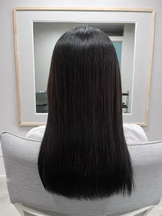 ロング カラー liL  hair サトウリョウタのヘアスタイル