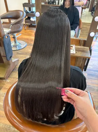 パーマ レナ┊︎髪質改善 ┊︎シルクストレートのヘアスタイル