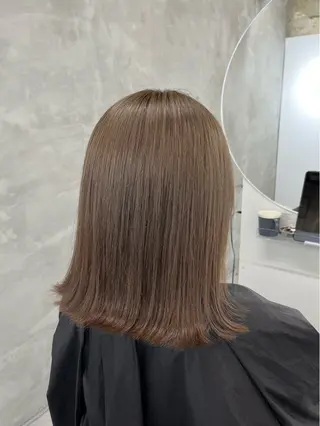 ミディアム カラー yuuna ✮ door whiteのヘアスタイル
