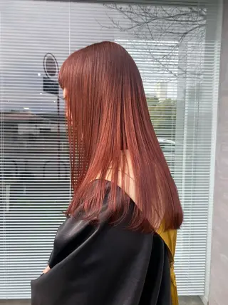 ロング カラー qpula misuzuのヘアスタイル