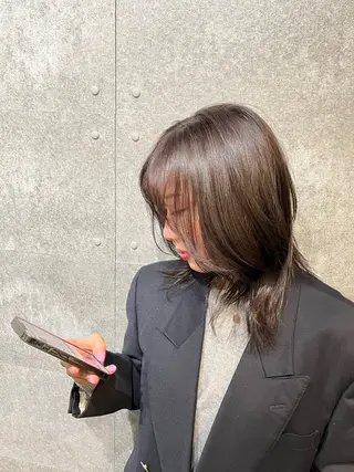 ミディアム N.G.S(ナージス)所属・🌟髪質改善/透明感 🌟代表RYOのヘアスタイル