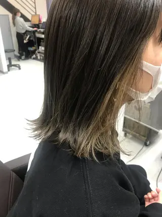 ミディアム カラー ニュアンスヘア☆樋口 希世☆のヘアスタイル