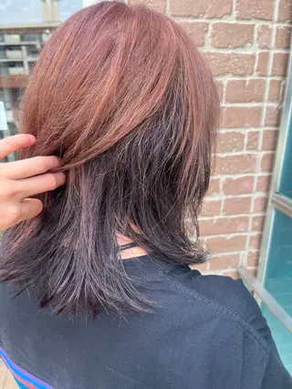 ロング カラー 久木原 ゆりのヘアスタイル