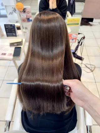 ロング カット/艶カラー🎨 平間千賀のヘアスタイル