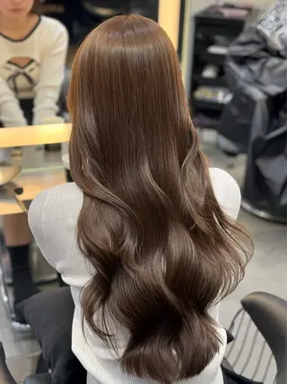 ロング カラー 韓国レイヤー× 艶髪 池袋/ハナ🌷のヘアスタイル