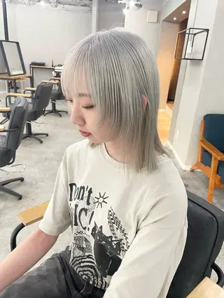 ミディアム 梅田韓国ヘア kiara🩷彡のヘアスタイル