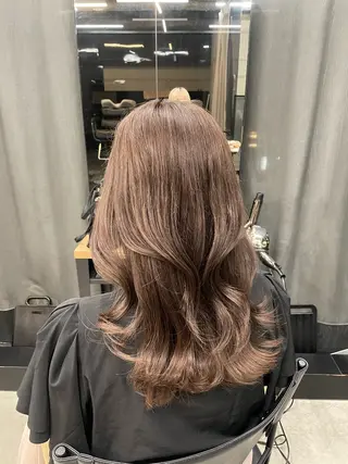 ミディアム 伊藤 莉奈　韓国ヘアのヘアスタイル