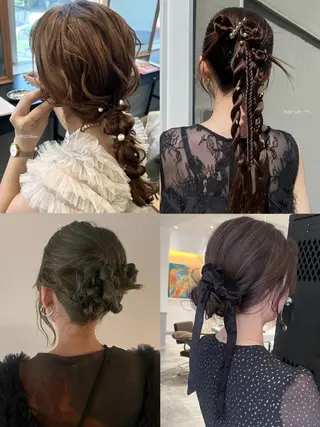 ヘアアレンジ SIKI ゆうのヘアスタイル