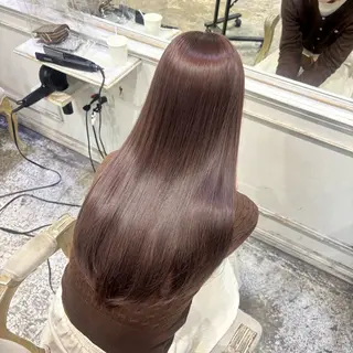 ロング カラー 柔らかベージュ 🤎YUKAのヘアスタイル